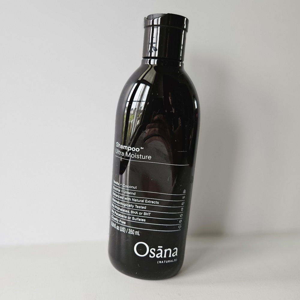 Osana Naturals Ultra Moisture Shampoo Vanilla + Coconut 11.8 fl oz Cruelty-Free